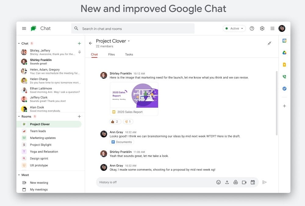 google chat in gmail